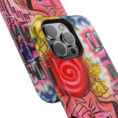 MagSafe „Lost in Paradise“ Airbrush-iPhone-Hülle