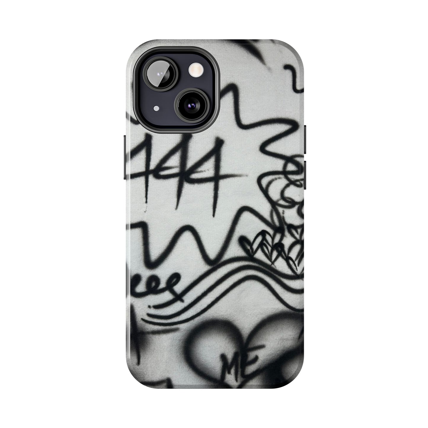 "444” airbrush iPhone case
