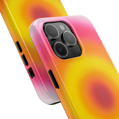 "pink lemonade aura" airbrush iPhone case