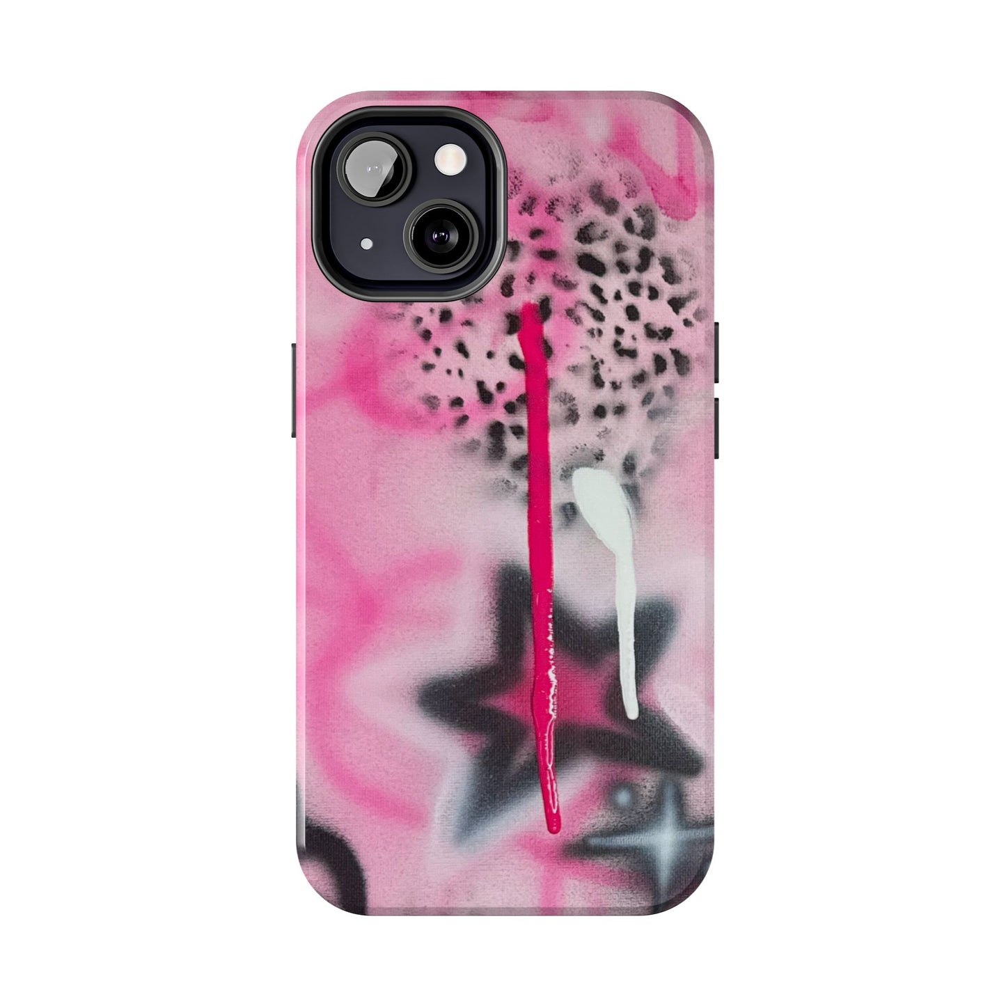 "pink cheetah" airbrush iPhone case