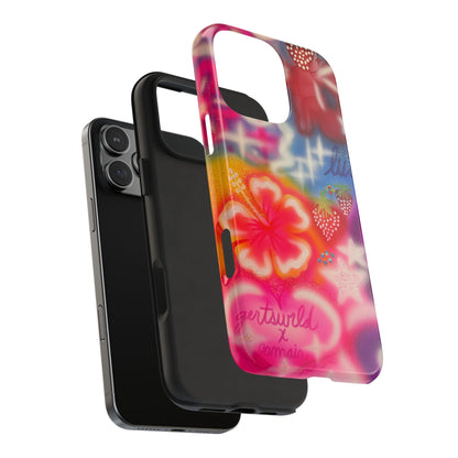 "luck and luv" airbrush iPhone case
