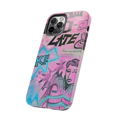 "avant le ski" airbrush iPhone case