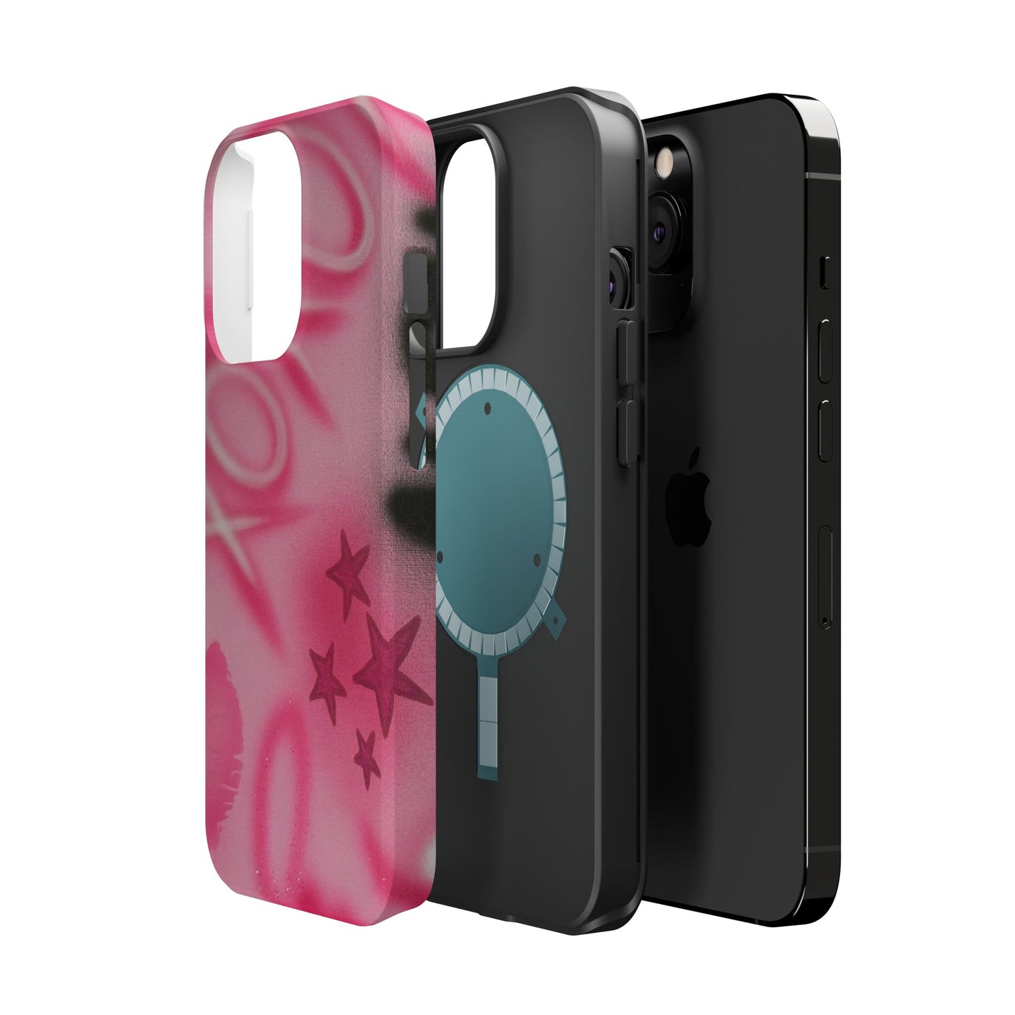 MagSafe "perfectly pink" airbrush iPhone case