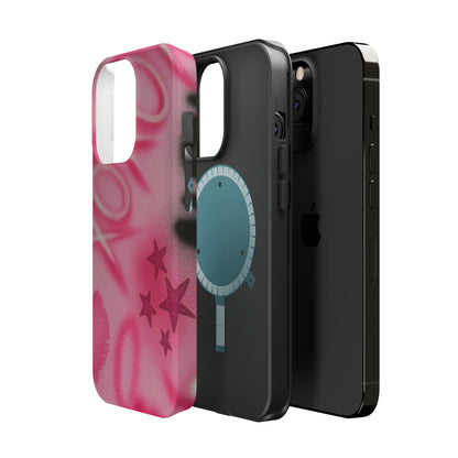 MagSafe "perfectly pink" airbrush iPhone case