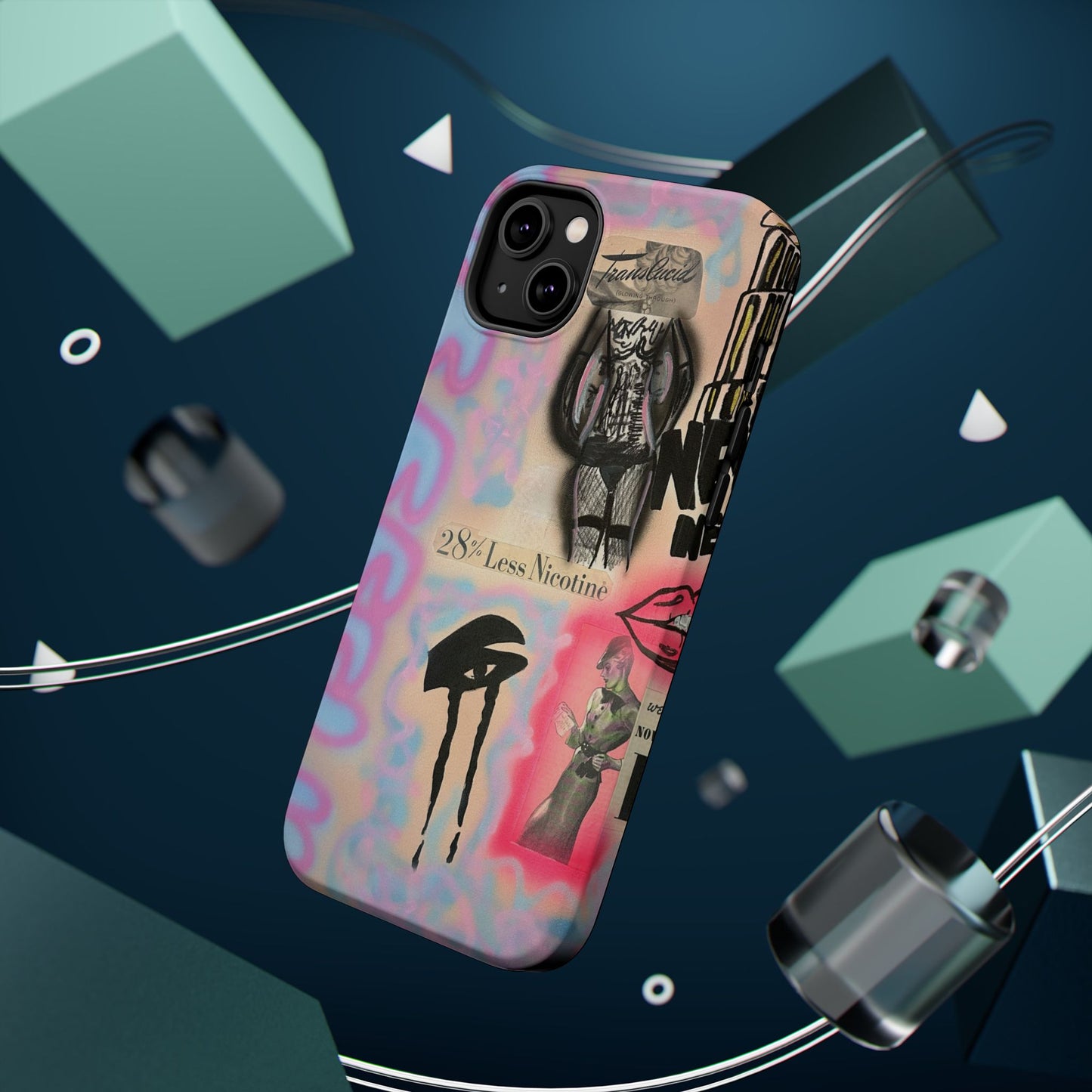 MagSafe "the feeling" airbrush iPhone case