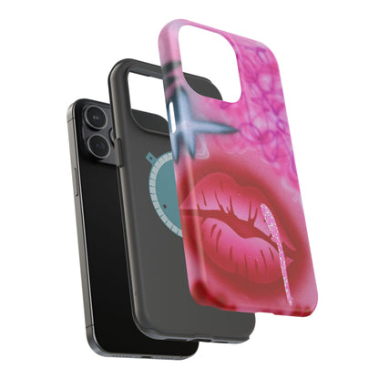 MagSafe limited edition "glitter aura" airbrush iPhone case