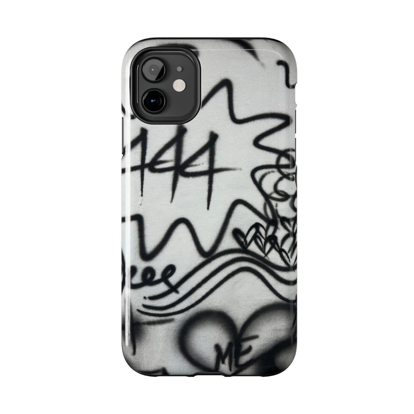 "444” airbrush iPhone case