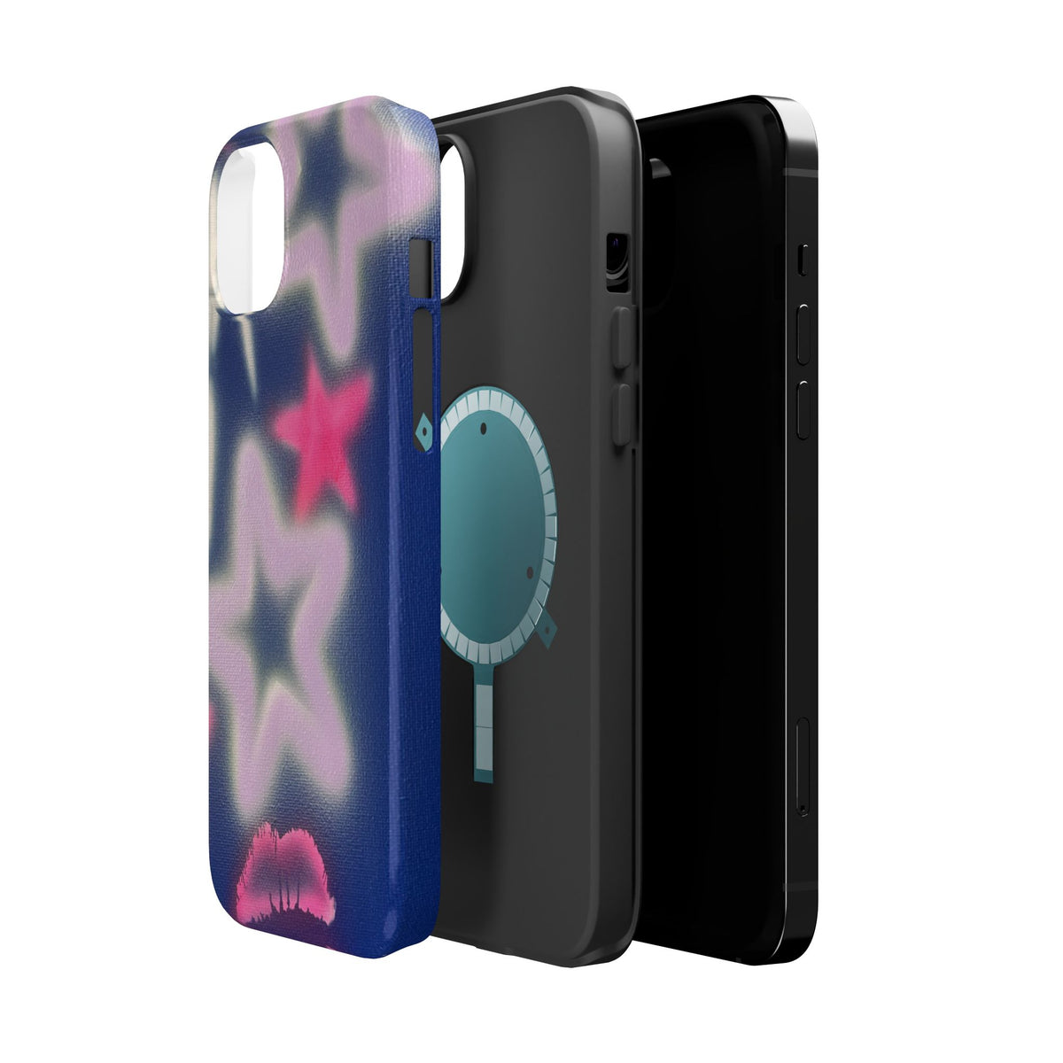 MagSafe "lavender luminary" airbrush iPhone case