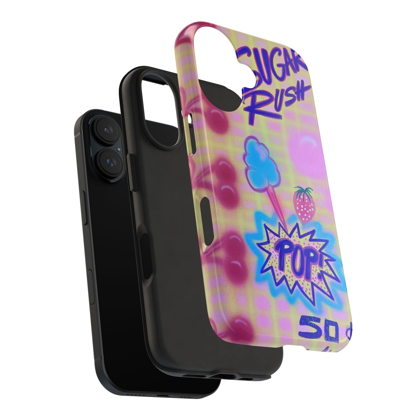 "sugar rush" airbrush iPhone case