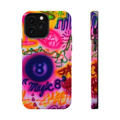 MagSafe "farbenfrohes Chaos" Airbrush-iPhone-Hülle