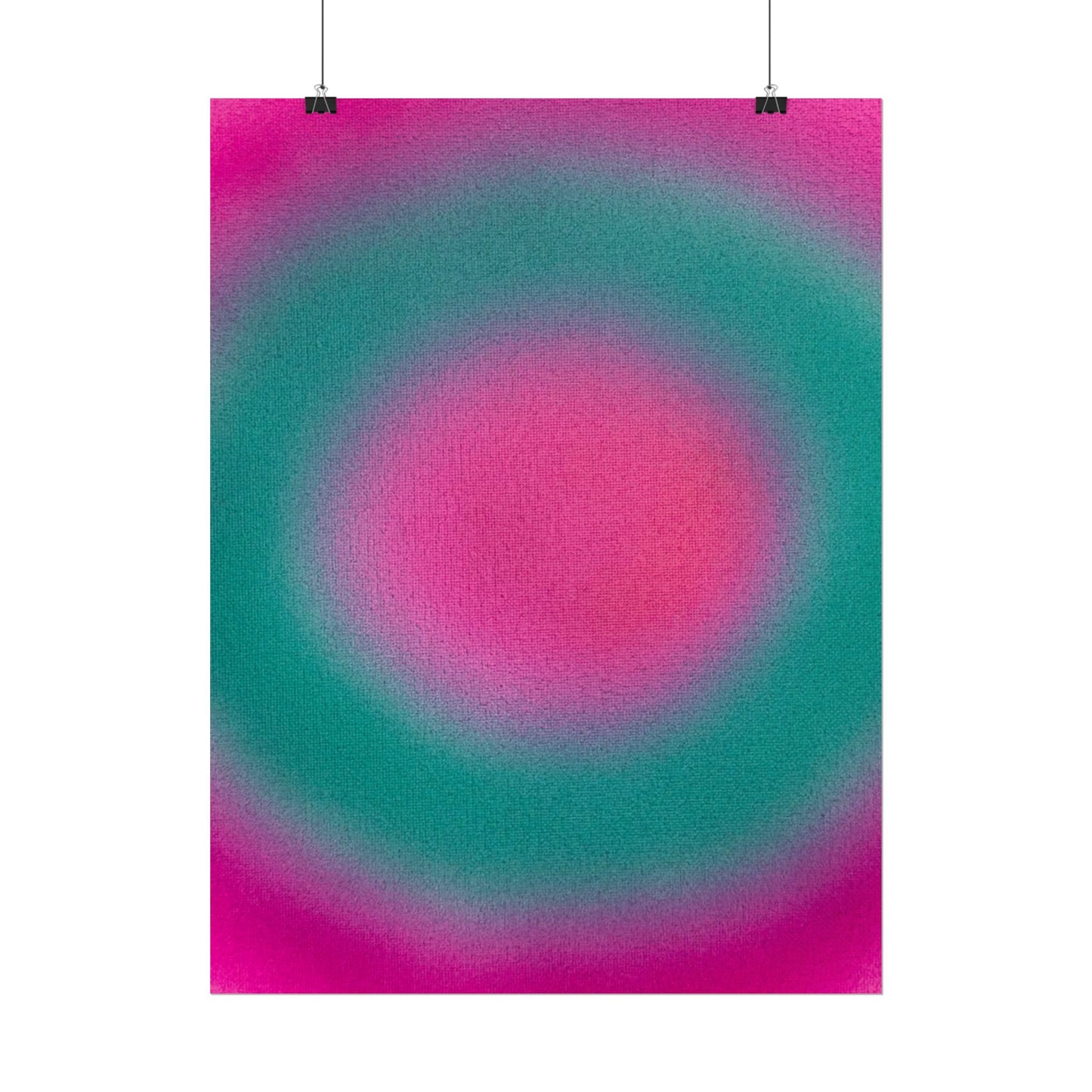 "watermelon swirl" airbrush rolled print