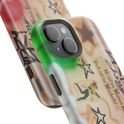 MagSafe "very cherry" airbrush iPhone case