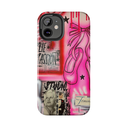 "plié passion” airbrush iPhone case