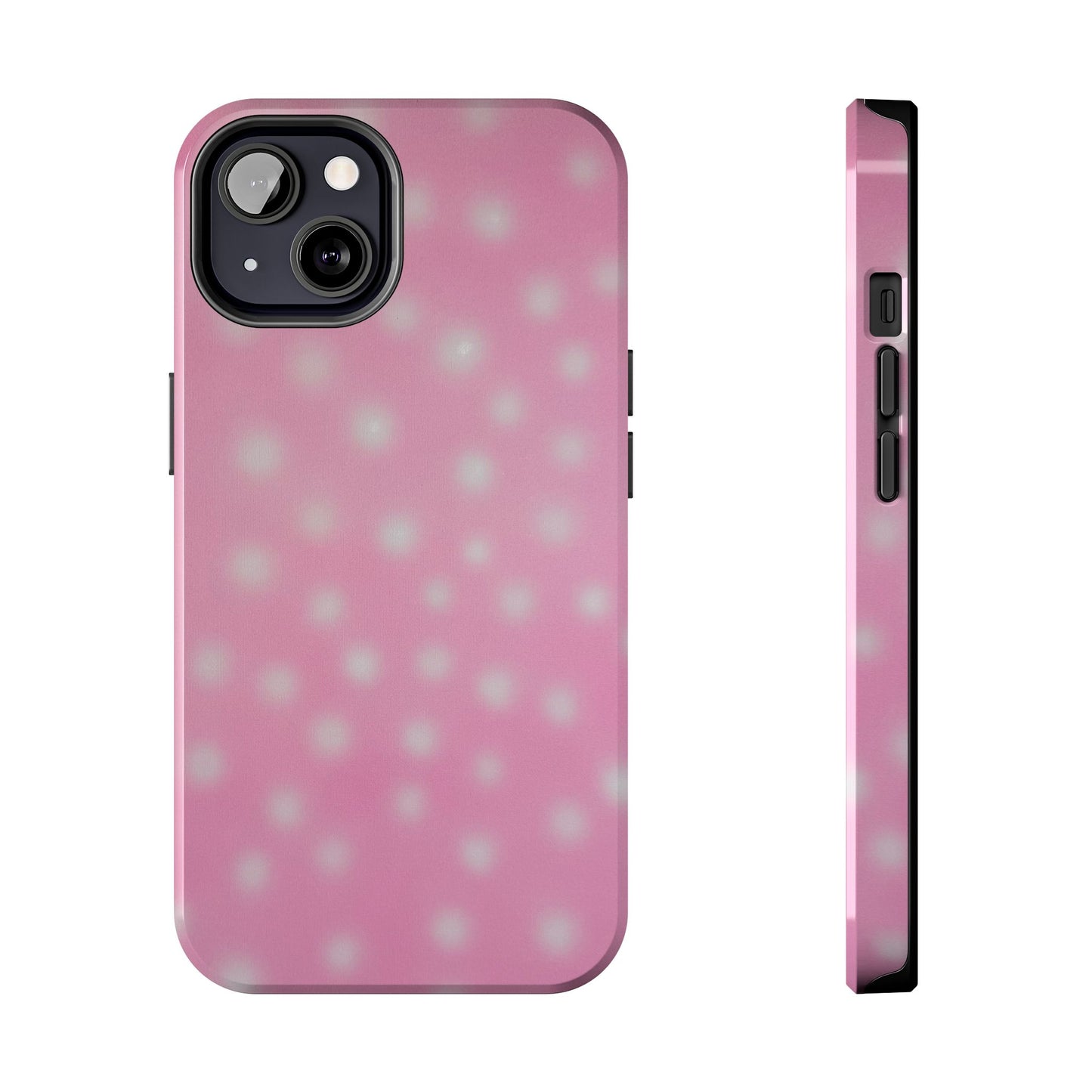 "strawberry swirl polka dots" airbrush iPhone case