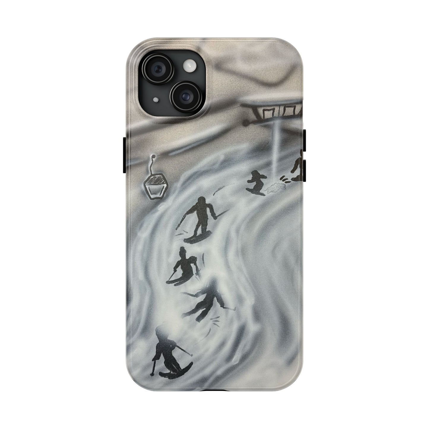 "arctic avalanche" airbrush iPhone case