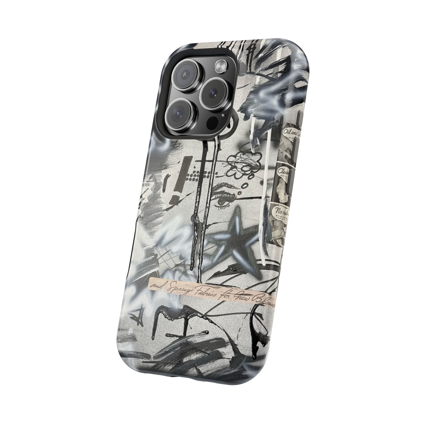 MagSafe "monochrome mood" airbrush iPhone case