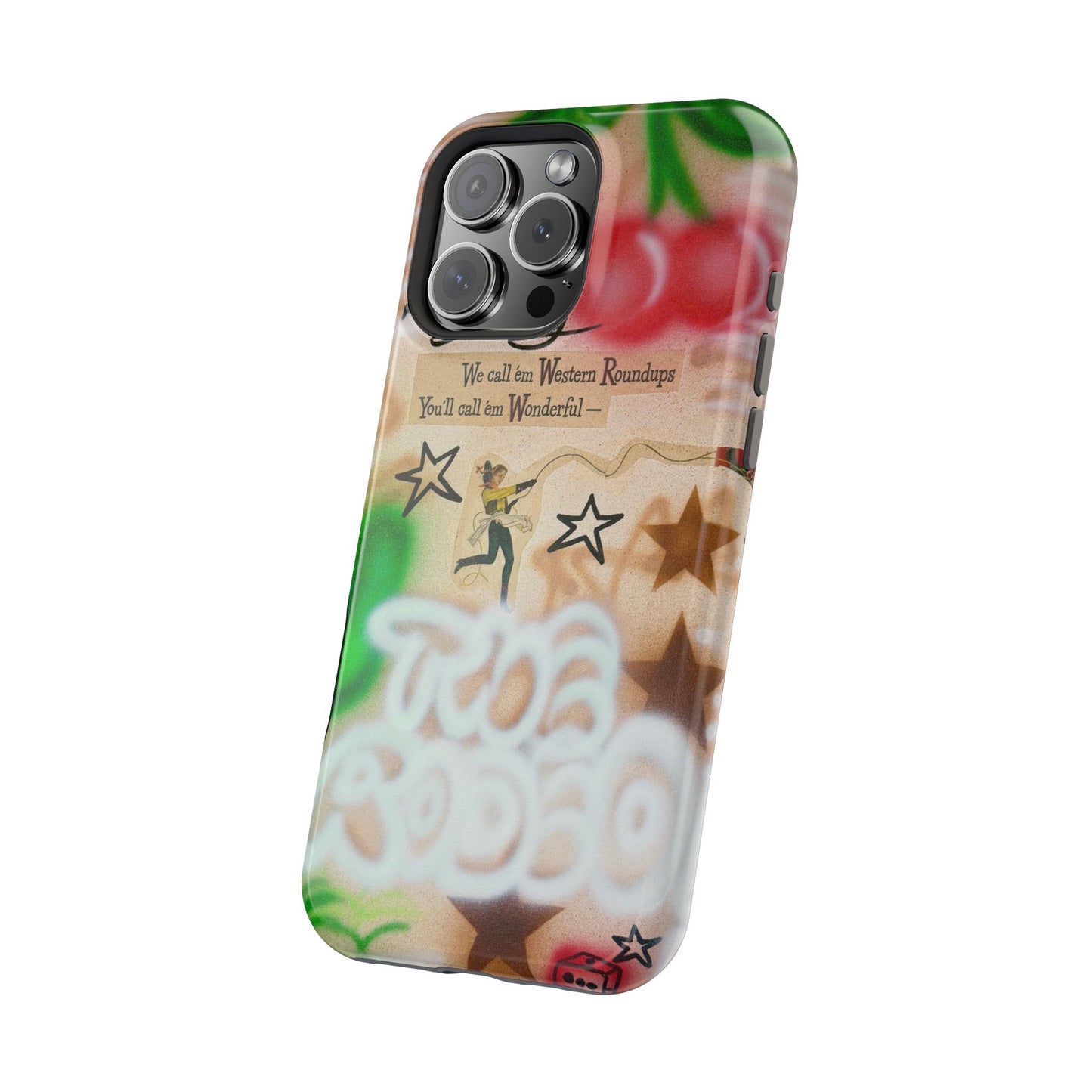 MagSafe "the rodeo" airbrush iPhone case