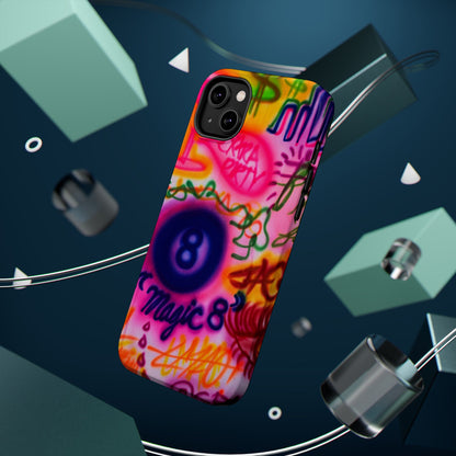 MagSafe "farbenfrohes Chaos" Airbrush-iPhone-Hülle