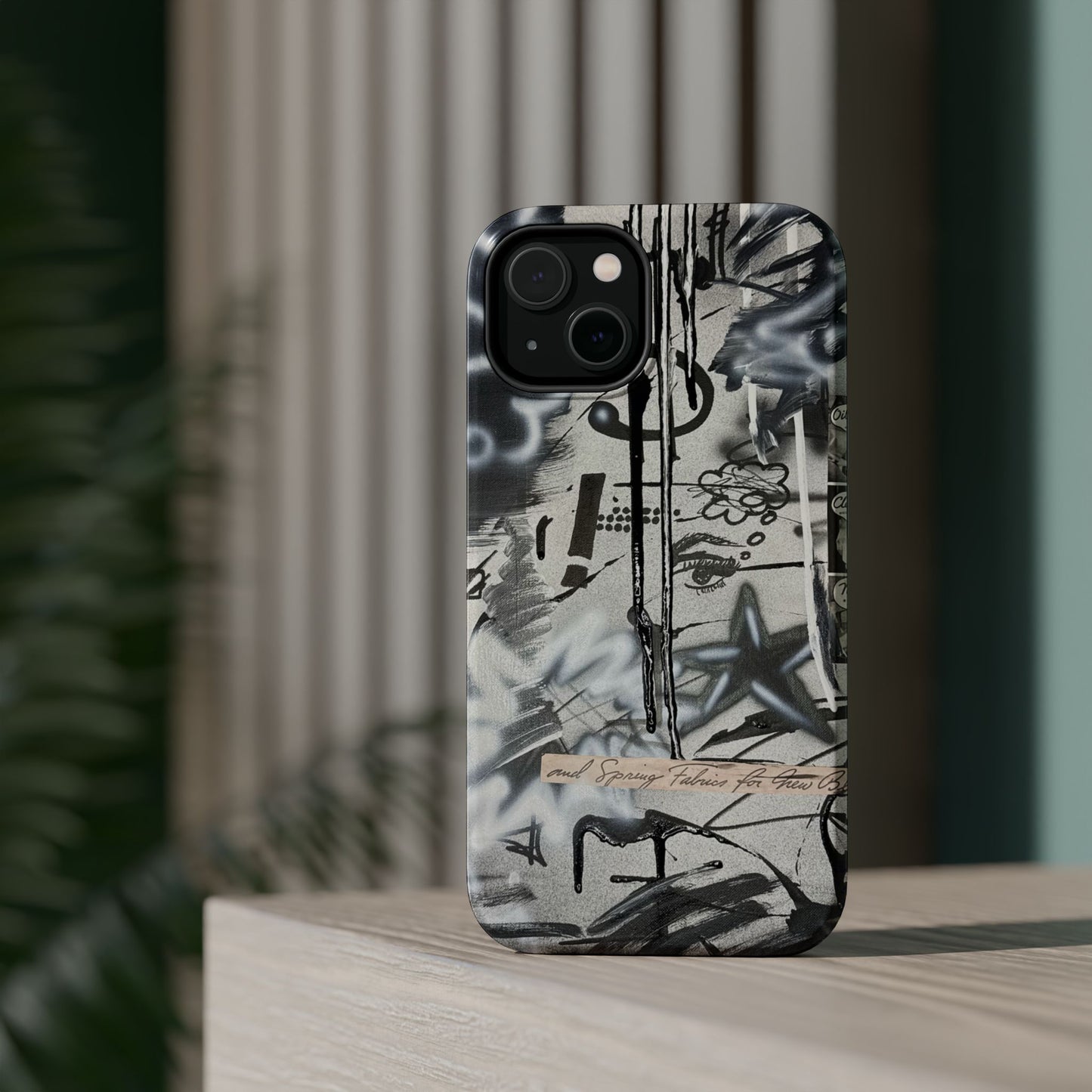 MagSafe "monochrome mood" airbrush iPhone case