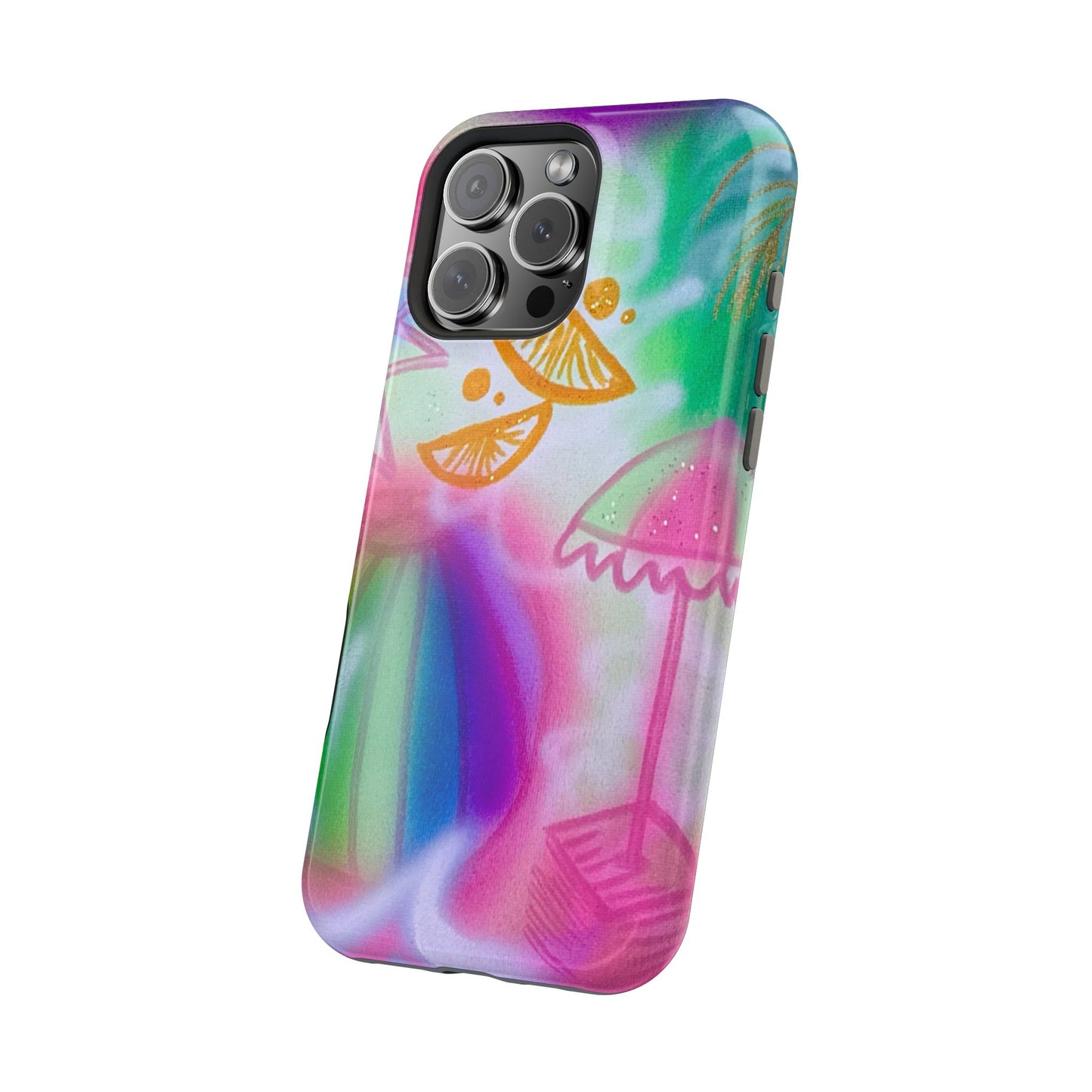 MagSafe "on the beach" airbrush iPhone case
