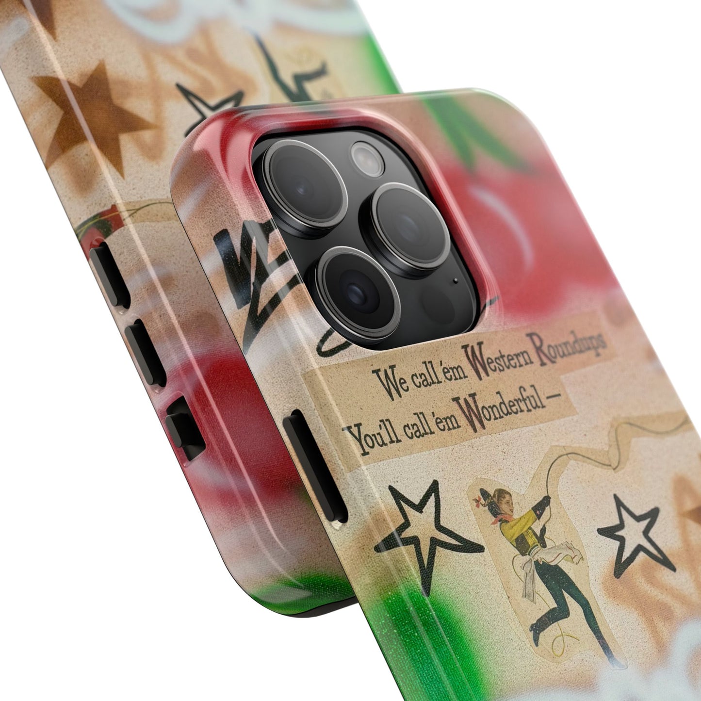 "the rodeo" airbrush iPhone case