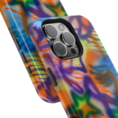 MagSafe "streetwear angel" airbrush iPhone case