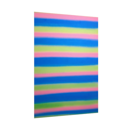 "sherbet stripes" airbrush rolled print
