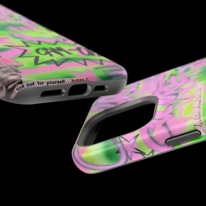 MagSafe "green camo" airbrush iPhone case
