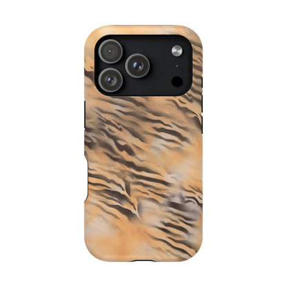 MagSafe "neutral tiger" airbrush iPhone case