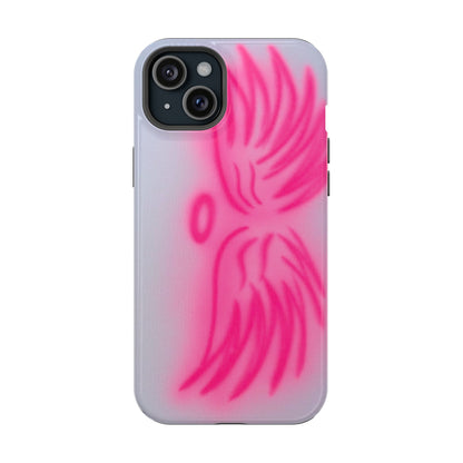 MagSafe "angel wings" airbrush iPhone case
