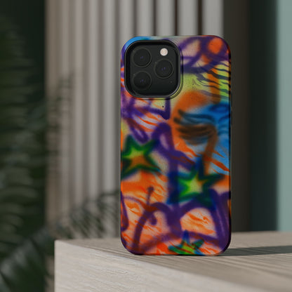 MagSafe "streetwear angel" airbrush iPhone case