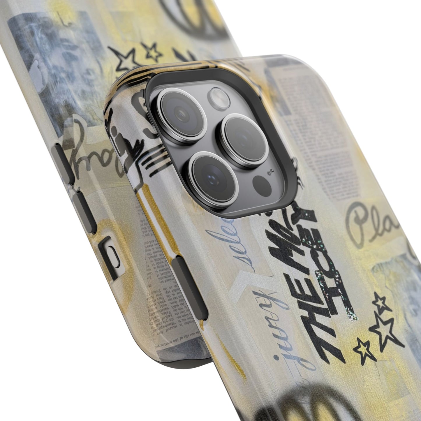 MagSafe "golden glacier" airbrush iPhone case