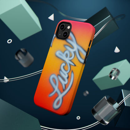 MagSafe "lucky" airbrush iPhone case