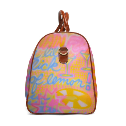 "lemontini" airbrush waterproof travel bag