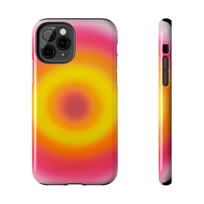 "pink lemonade aura" airbrush iPhone case