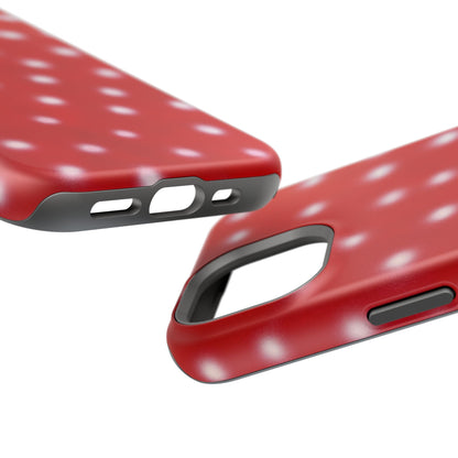 MagSafe "cherry crush polka dot" airbrush iPhone case
