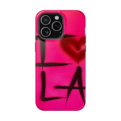 MagSafe „I ❤️ LA“ Airbrush iPhone-Hülle