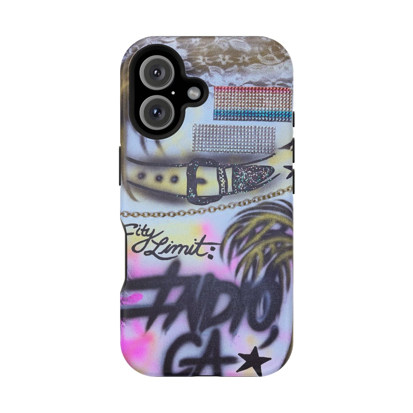 MagSafe "indio, ca" airbrush iPhone case