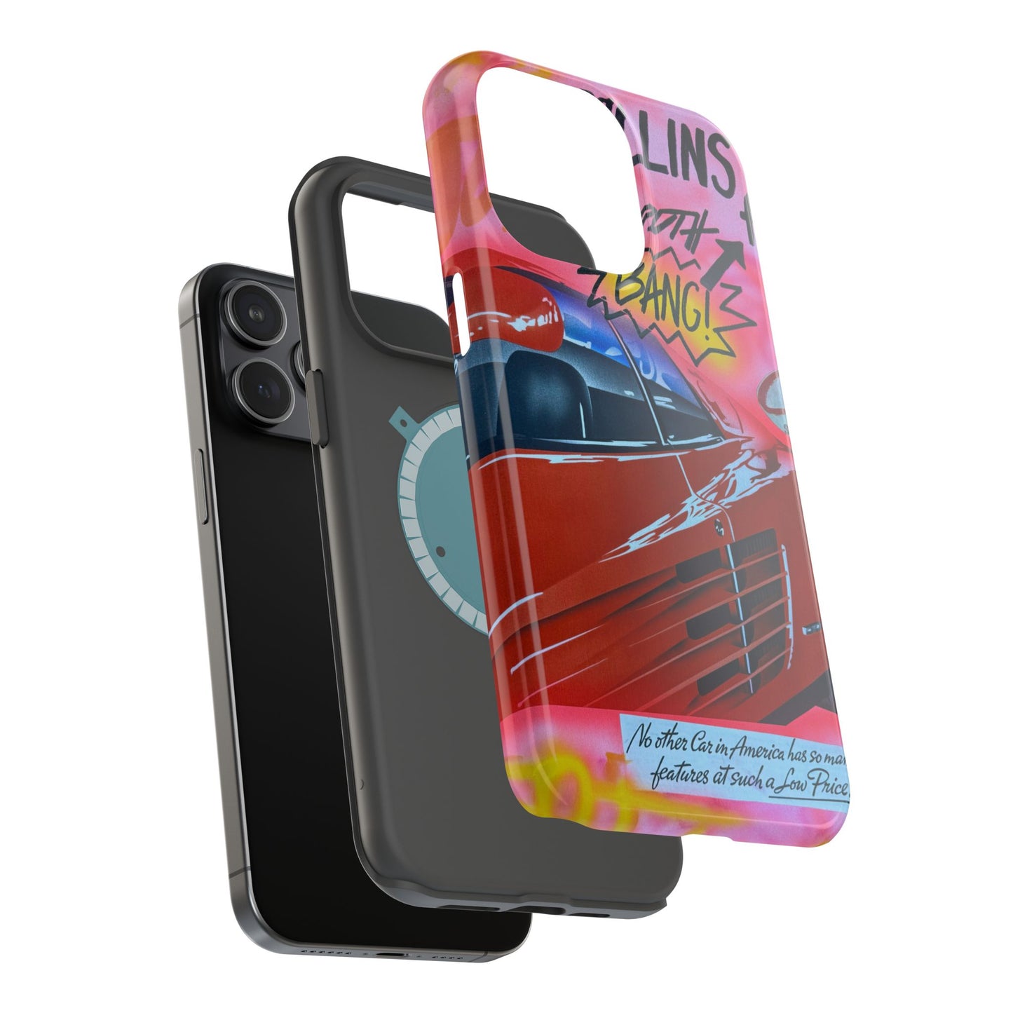 MagSafe "miami momentos" airbrush iPhone case