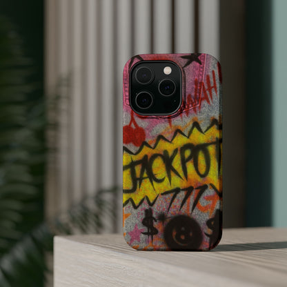MagSafe "JACKPOT!" airbrush iPhone case
