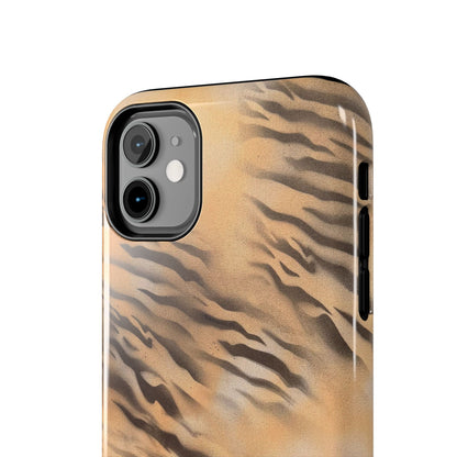 neutral tiger airbrush iPhone case