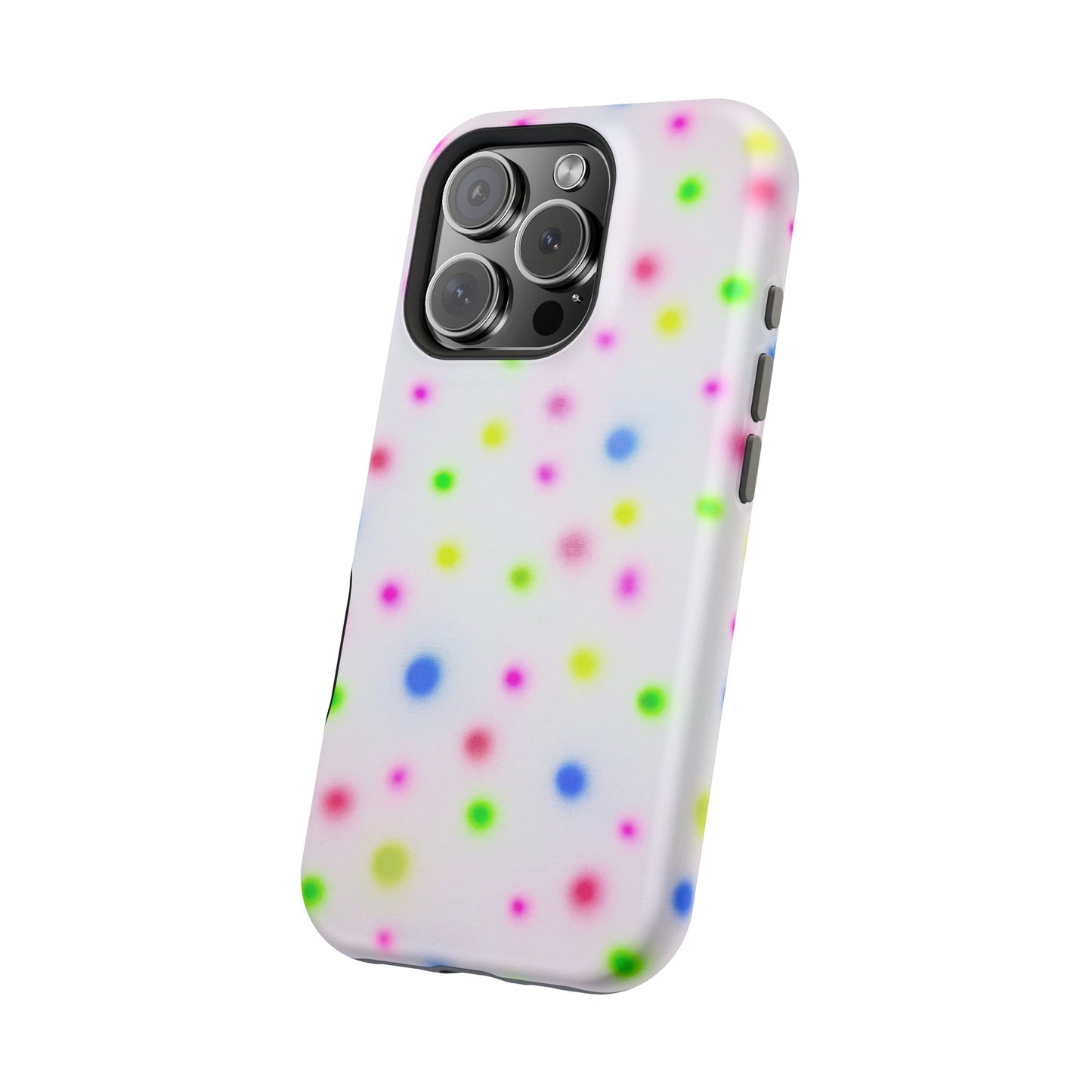 MagSafe "birthday cake polka dot" airbrush iPhone case