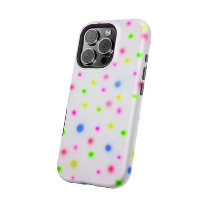 MagSafe "birthday cake polka dot" airbrush iPhone case