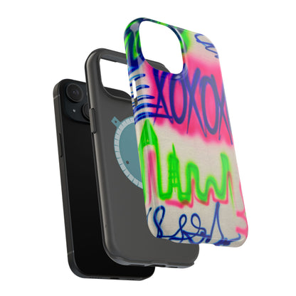 MagSafe "city secrets" Airbrush iPhone-Hülle