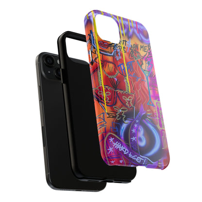 "shots on me" airbrush iPhone case