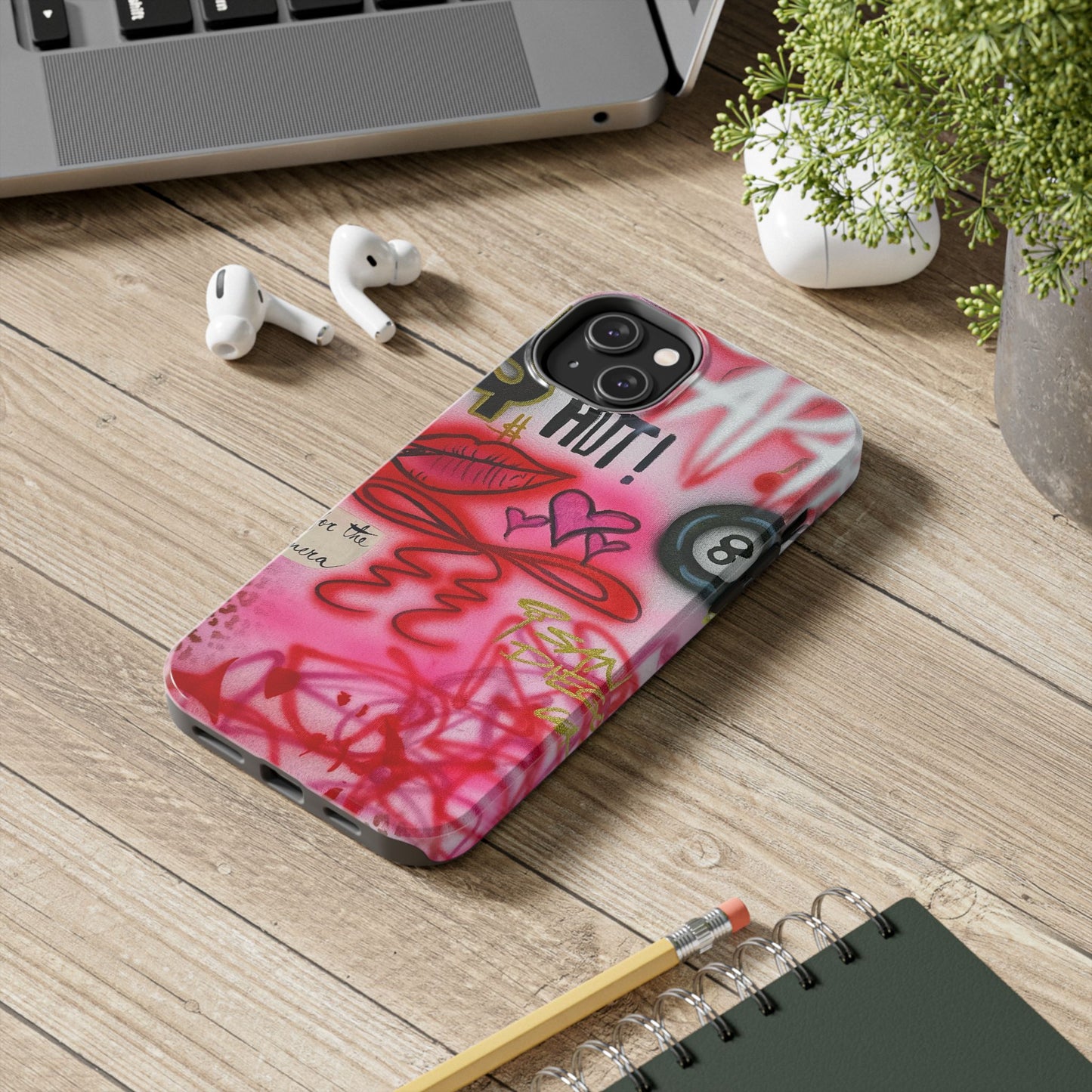 "IT girl" airbrush iPhone case