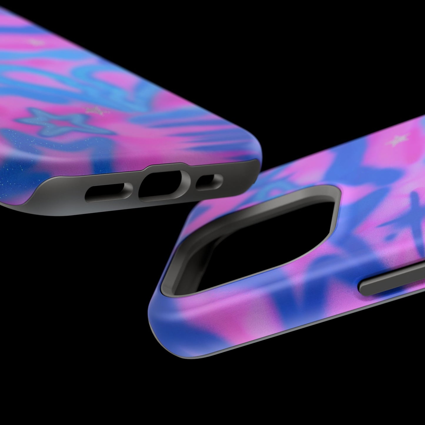 MagSafe "blue camo" airbrush iPhone case