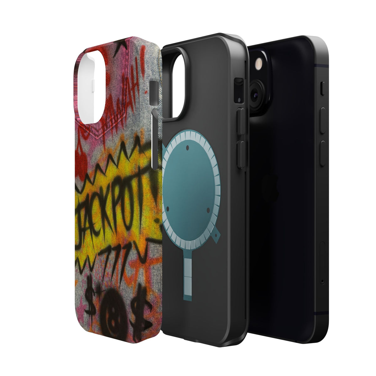 MagSafe "JACKPOT!" airbrush iPhone case