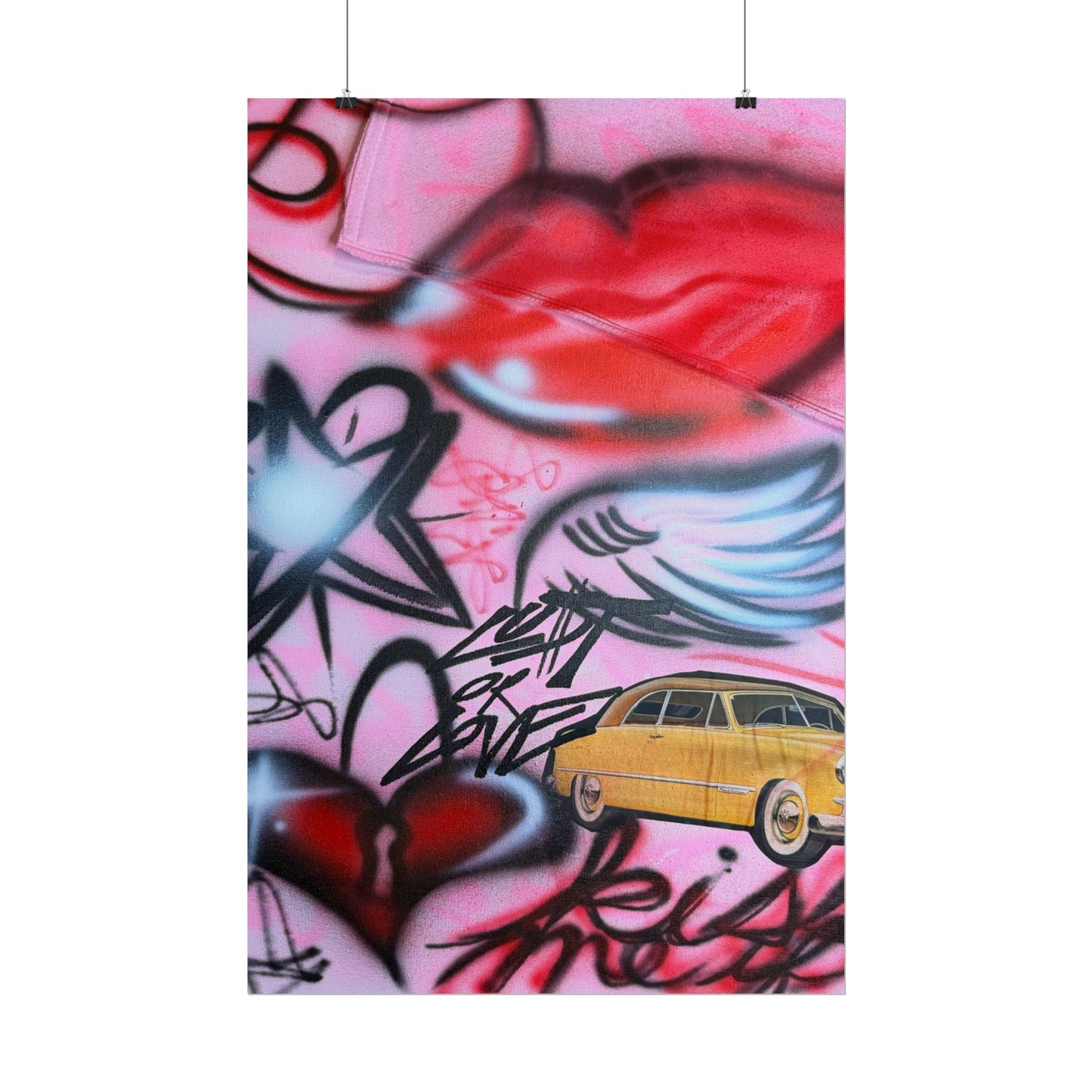 early access airbrush rolled print