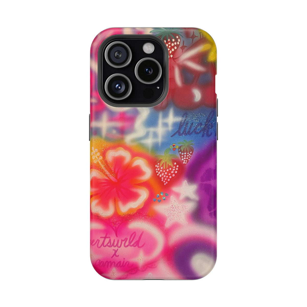 MagSafe „luck & luv“ Airbrush iPhone-Hülle